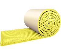 Tapis d'insonorisation, tapis d'insonorisation autocollant de 5 cm d'épaisseur, panneau d'insonorisation mural de chambre à coucher, tapis d'amortissement des vibrations de studio(Giallo,1x15m)