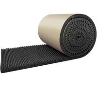 Tapis d'insonorisation, tapis d'insonorisation autocollant de 5 cm d'épaisseur, panneau d'insonorisation mural de chambre à coucher, tapis d'amortissement des vibrations de studio(Black,1x9m)