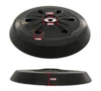 Tapis d'interface de flocage à 6 trous de 15,2 cm pour ponceuse Metabo SX E 425 XL SX E 450 SXE 450 TurboTec pour prolonger la durée de vie du tampon de support