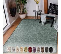 Tapis d'intérieur Bali velours moelleux dans de nombreuses couleurs et tailles Turquoise 80x150 cm