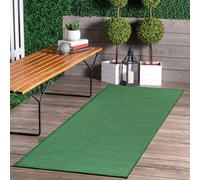 Jimri Tapis d'intérieur et d'extérieur Tapis résistant aux intempéries pour Balcon, terrasse, Jardin, Salon, Cuisine Tapis de Sol résistant, résistant aux Rayons UV - Dimensions : 60 x 180 cm - Vert