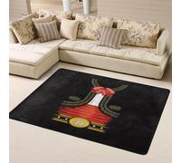Tapis d'intérieur doux lavable pour chambre à coucher, salon, chambre à coucher, salon, motif charro, 160 x 121 cm