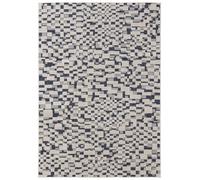 Tapis d'intérieur et d'extérieur Kaleo bleu/blanc 120x170 cm Salon Rectangulaire Motif Moderne Tapis court benuta Scandinave