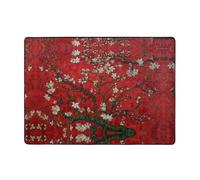 Tapis d'intérieur moderne, imperméable, avec tapis à fleurs pour chambre à coucher, salon, tapis extra doux et confortable, parfait pour les planchers en bois dur, 203,2 x 147,3 cm