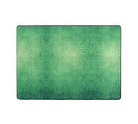 Tapis d'intérieur moderne, texture incurvée pour chambre à coucher, salon, tapis extra doux et confortable parfait pour les planchers en bois dur, vert, 203,2 x 147,3 cm