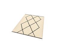 Tapis d'intérieur rectangle CASA à motifs berbère 160 x 220 cm