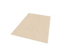 IDMARKET Tapis d'intérieur rectangle JADA à motifs circulaire beige 120 x 170 cm
