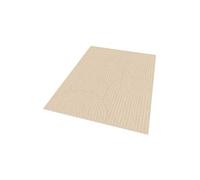 Tapis d'intérieur rectangle JADA à motifs circulaire beige 160 x 220 cm