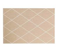 Tapis d'intérieur rectangle tissé ""Damira"" - Beige - 160 x 230 cm