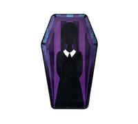 Tapis d'intérieur - SD TOYS - Mercredi - 80 x 47 cm - noir/violet - rectangulaire