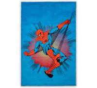 Tapis Disney Home pour Enfants - Tapis de Jeu sous Licence Officielle pour Chambre d'enfant, Salle de Jeux - Tapis Marvel Spiderman antidérapant et Lavable en Machine 80 x 120 cm