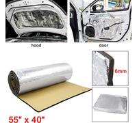 Tapis d'isolation acoustique 6mm voiture capot moteur isolant thermique 140x100cm