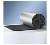 Tapis d'isolation Acoustique pour Voitures，Rouleau d'isolation thermique en mousse d'aluminium autocollant et réfléchissant pour toits, portes de garage et camping-cars(15MM(THK),1*1m/3.2*3.2ft)