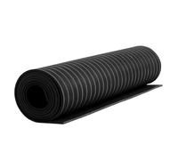 Tapis d'isolation électrique en caoutchouc, tapis de sécurité non conducteur avec surface ondulée, design antidérapant pour protection électrique