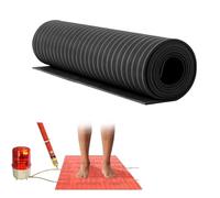 Tapis d'isolation électrique pour sécurité haute tension, protection du sol non conducteur dans les salles de distribution pour éviter l'électrocution