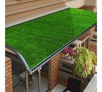 Tapis D'Isolation Phonique pour Auvent Marquise Extérieur Toit, Rouleau Tapis d'Isolation Acoustique/Thermique pour Réduire Le Bruit de la Pluie - Auto-Adhésif/Étanche/Lgnifuge(1.5x25 m/4.9x82.0 ft)