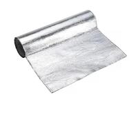 Tapis D'isolation Thermique Auto-adhésif Ruban D'aluminium Film Protection Thermique Voiture Fibre Verre Aluminium Résistant Aux Hautes Températures Tapis Isolation(Silver-07)