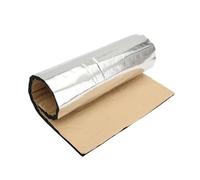 Tapis D'isolation Thermique Ignifuge Insonorisation Capot Feuille D'aluminium 5 Mm Support Autocollant Ruban Adhésif Anti-collision Porte Tapis Isolant Auto