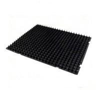 Tapis Dissuasif Anti-Chat à Pics Découpables | Tapis Dissuasif, Découpable, Connectable, Résistant à l'Eau, à l'Huile AntiGriffes(Black(2pcs))