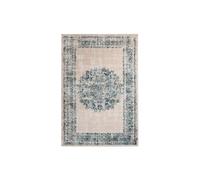 Tapis d'Orient Rosace à Poils Courts Ariya Crème 200 x 290 cm Crème
