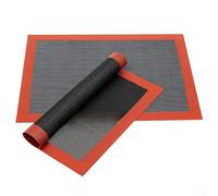 Tapis double face en silicone non scellant pour la cuisson au four et la cuisson des macarons avec matériau pour une utilisation répétée à haute température (40 cm x 30 cm)