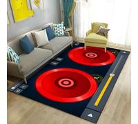Tapis Douce, Moquette Décoratif De Style Moderne, Couverture Rampante pour Enfants, 3D Imprimer Disque Vinyle Rétro De Musique Classique 40 X 60 Cm, The Rug pour Chambre Et Salon Ou Ch /7468287688805