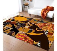 Tapis Douce, Moquette Décoratif De Style Moderne, Couverture Rampante pour Enfants, 3D Imprimer Femme Rétro Africaine, The Rug pour Chambre Et Salon Ou Chambre d'enfants 80 X 120 Cm /3692183171471