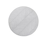 Tapis Douillet gris Diam 120cm