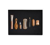 Tapis d'outils de pour l'organisation - Tapis de travail de salon, tapis de comptoir professionnel pour , tapis à pinces pour station de travail de salon, protecteur de station de