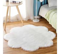 Tapis doux à poils longs, antidérapant, lavable en machine, pour salon, chambre à coucher, chambre d'enfant - Tapis d'intérieur confortable pour décoration d'intérieur