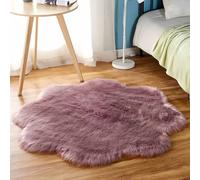 Tapis doux à poils longs - Antidérapant - Lavable en machine - Pour salon et chambre à coucher - Tapis de sol confortable, parfait pour la décoration d'intérieur