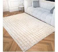 Tapis doux et moelleux effet bulle - NAZAR RUGS - BUBBLE - Beige - 120x160 cm
