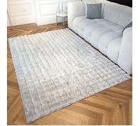 Tapis doux et moelleux effet bulle - NAZAR RUGS - BUBBLE - Gris - 80x150 cm