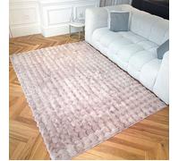 Tapis doux et moelleux effet bulle - NAZAR RUGS - BUBBLE - Rose - 120x160 cm