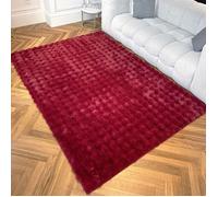 Tapis doux et moelleux effet bulle - NAZAR RUGS - BUBBLE - Rouge - 80x150 cm