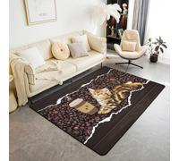 Tapis Doux pour Chambre d'enfant Imprimé en 3D Chat Animalier 100 X 200 Cm - Tapis Antidérapant À Poils Ras - Lavable - Antitache, Ne Perd Pas Ses Poils : Respectueux De L'Nnement - Facile -238444623