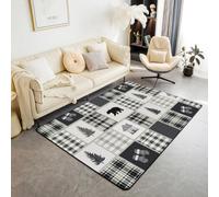 Tapis Doux Salon Tapis Modèle Ethnique Tribal Rétro 3D Tapis De Sol Grand pour Couloir Soft Tapis Antidérapant Intérieur Moelleux pour Salon Chambre Enfants 50 X 80 Cm - Nettoyage Facil -856605294610