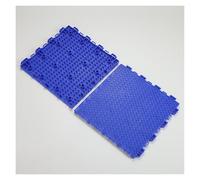 Tapis Drainage Emboîtable Résistant L'eau et Antidérapant Plaque Pvc Carreaux Extérieur Portes Salle Bains, Sols Cuisine(Navy blue,6pieces)