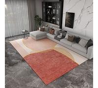 Tapis du Salon Lavable Jaune Beige Graffiti Stripe Design géométrique déco Maison Decoration Chambre ado Garcon 160x200cm
