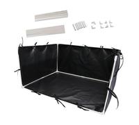 Tapis d'urine pour chiens, chiots, tapis hygiéniques lavables en Oxford imperméable avec parois hautes pour petit à moyen bouledogue français Corgie