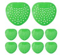 Tapis D'Urinoir - Filtres Pour Urinoir Anti-Obstruction | Coussinets Parfumés Désodorisants Pour Urinoirs Hommes | Paquet De 10, Taille 19x17cm, Matériau PP + Agent Actif + Huile Essentielle, Dure Jus