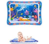 Tapis Eau Bebe Eveil, Tummy Time Tapis d'eau Bébé Gonflable, Tapis Sensoriel Bébé pour tout-petits, Cadeau Bebe Jouet Bebe 3-12 Mois
