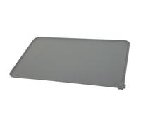 Tapis écuelle silicone gris L 55 x 39 cm pour chien - zolux