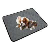Tapis Educateur Chien Chat de Dressage Lavable, Puppy Pipi Tapis éducateurs Chien Absorbant Réutilisable Imperméable et Antidérapante pour l'intérieur, l'extérieur, la Voiture, Les Voyages L