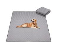 Tapis Educateur Chien Rectangulaire, Gris 165 x 122cm | Ultra Absorbant Tapis pour Chien Lavable, Tapis de Dressage Réutilisable pour Chat, Lapin, Tapis Pipi Animaux