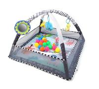 Tapis éducatif 2-en-1 tinymini parc avec balles