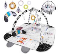 Tapis d'éveil interactif Ricokids Boho avec arche de jeu