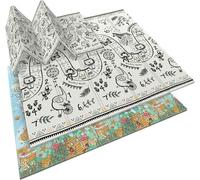 Tapis éducatif pliable en mousse 200 x 180 x 1 cm Nukido NK-340 ocean-safari