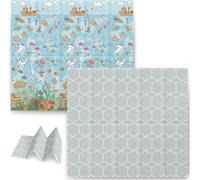 Tapis éducatif pliant en mousse 200 x 180 x 1 cm Nukido NK-340 ocean