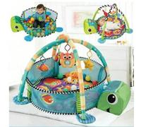 Tapis éducatif pour bébé avec 30 boules Développement des sens et de la coordination des mouvements - Le tapis soutient le développement mental des enfants, éveille la curiosité et assure la découvert